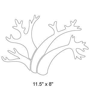 Coral Stencil