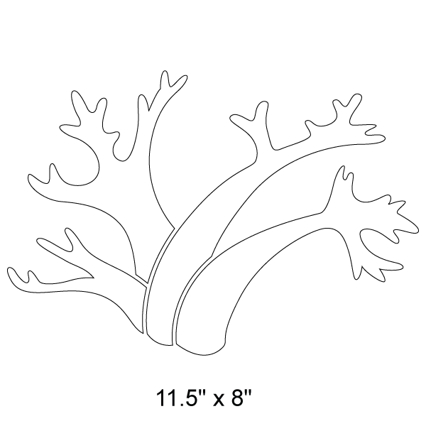 Coral Stencil