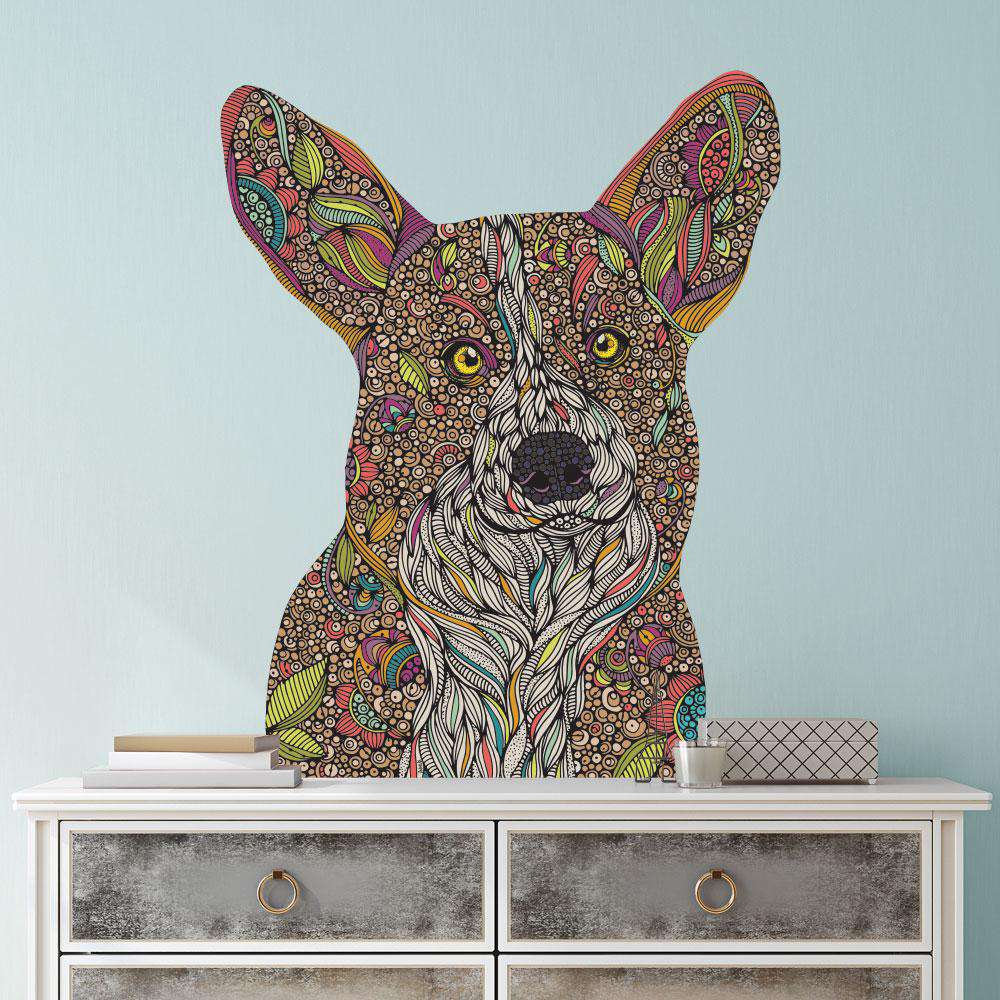 Corgi Dog Wall Decal - Holly by Valentina Harper