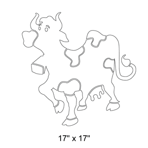 Cow Stencil Large