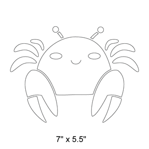 Crab Stencil