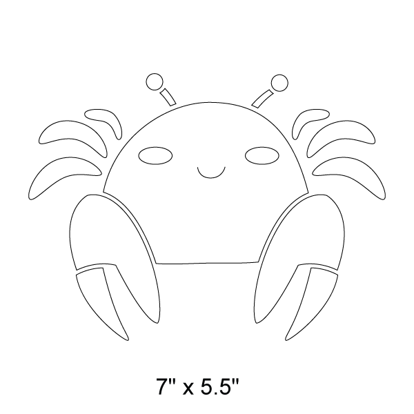 Crab Stencil