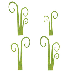 curly grass decal