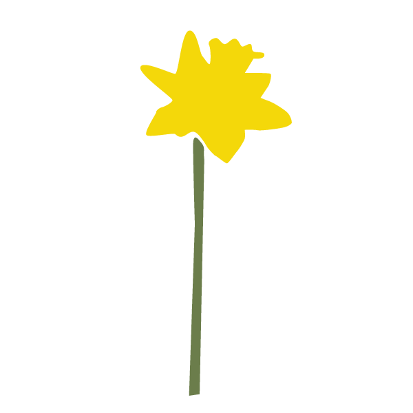 Daffodil Stencil 1