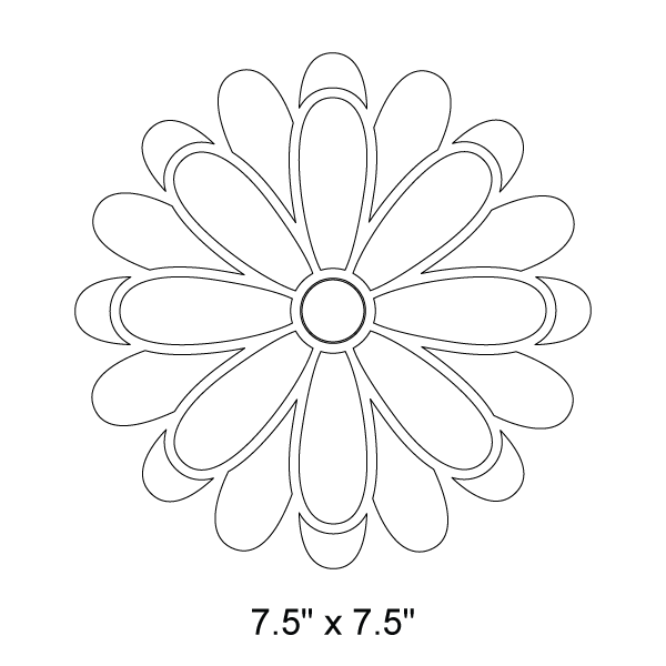 Giant Flowering Tree Wall Stencil