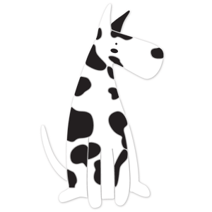 great dane stencil