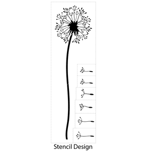Dandelion Stencil