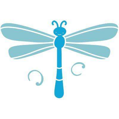dragonfly wall stencil