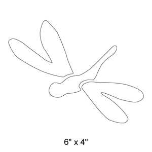 dragonfly wall stencil