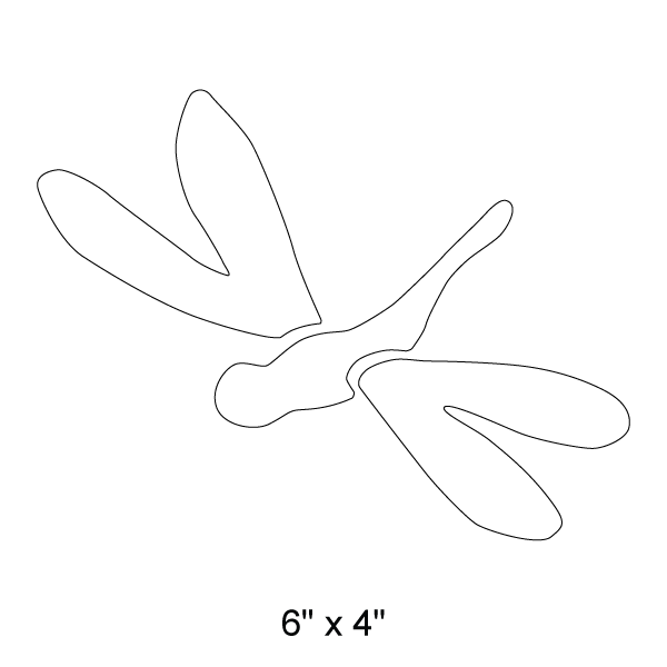 dragonfly wall stencil