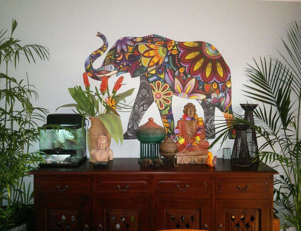 Elegant Elephant Wall Sticker