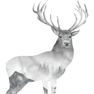 Forest Elk Wall Decal 