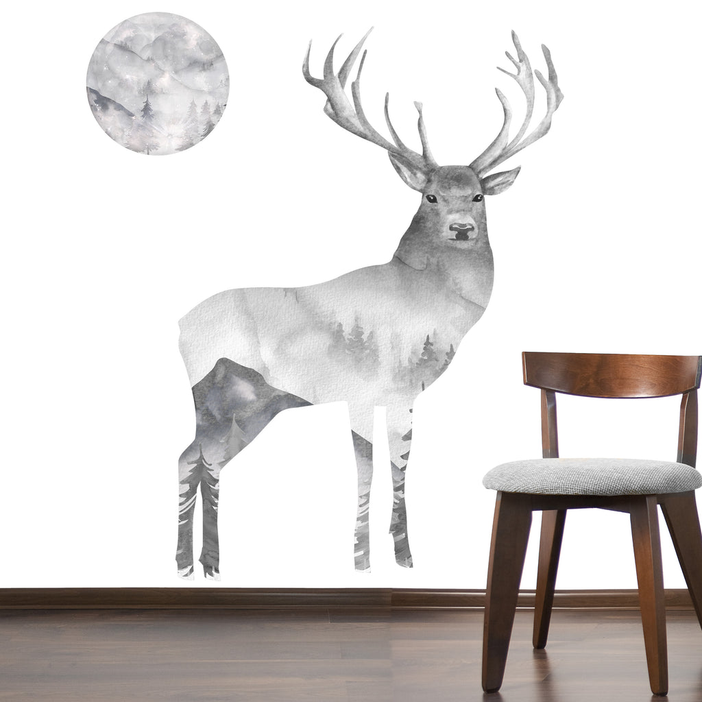 Forest Elk Wall Decal 