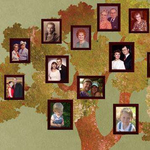 family tree sticker