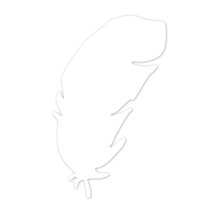 feather stencil