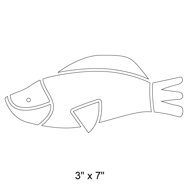 fish stencil