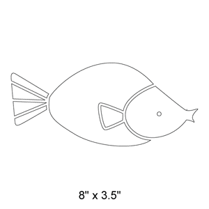Fish Stencil 2
