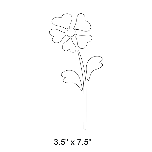 Flower Stencil 2