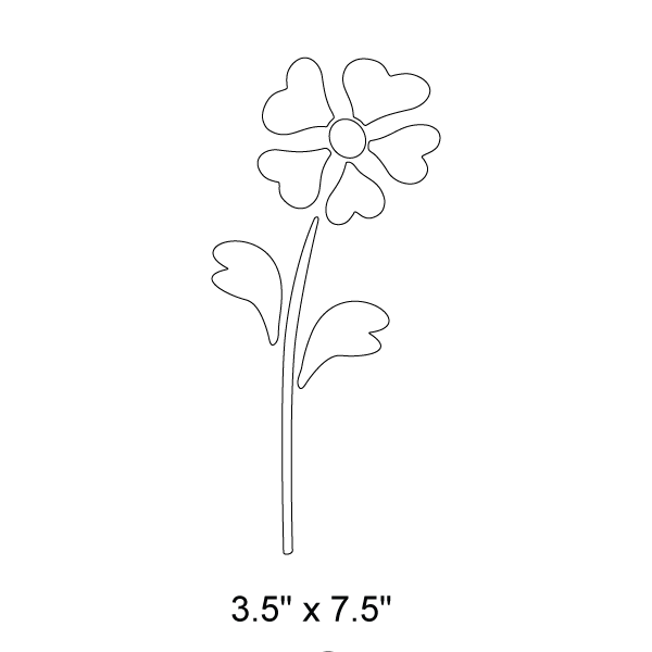 Flower Stencil 3