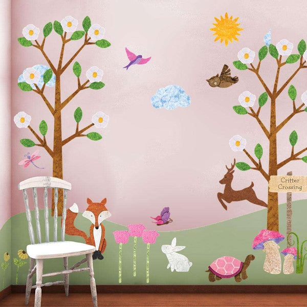 forest wall mural sticker for girls
