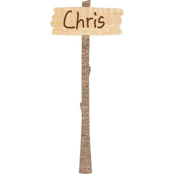 Personalized Forest Trail Sign Wall Sticker