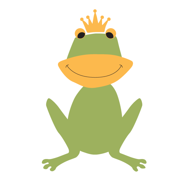 Frog Prince Stencil