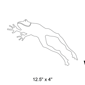 Frog Stencil