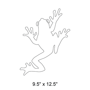 Tree Frog Stencil
