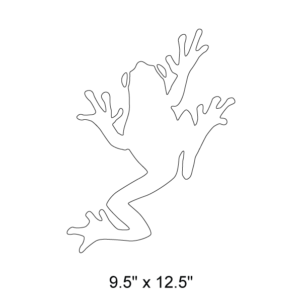 Tree Frog Stencil