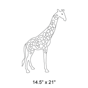 Giraffe Stencil