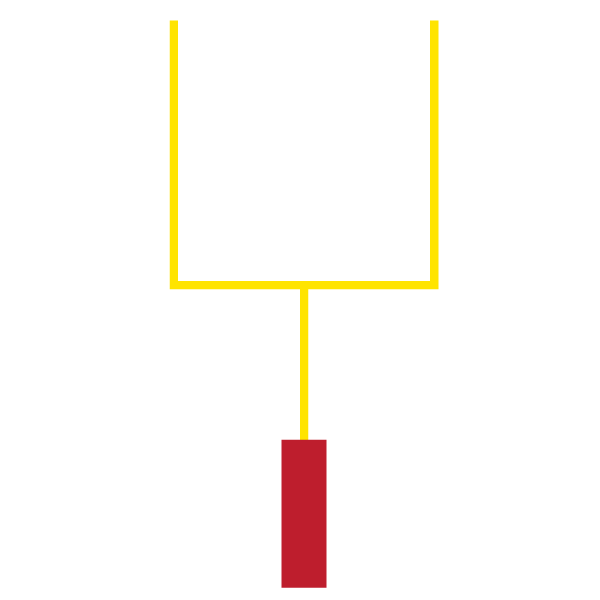 goal post stencil