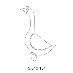 Goose Stencil