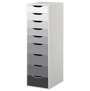 Grey Ombre Pattern Decal Set for IKEA Alex Drawer Unit - My Wonderful Walls