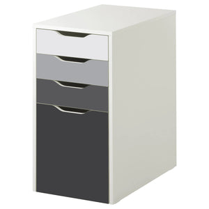 Grey Ombre Pattern Decal Set for IKEA Alex Drawer Unit - My Wonderful Walls