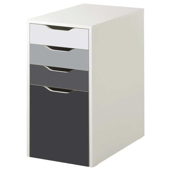 Grey Ombre Pattern Decal Set for IKEA Alex Drawer Unit - My Wonderful Walls