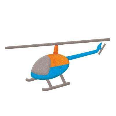 helicopter sticker
