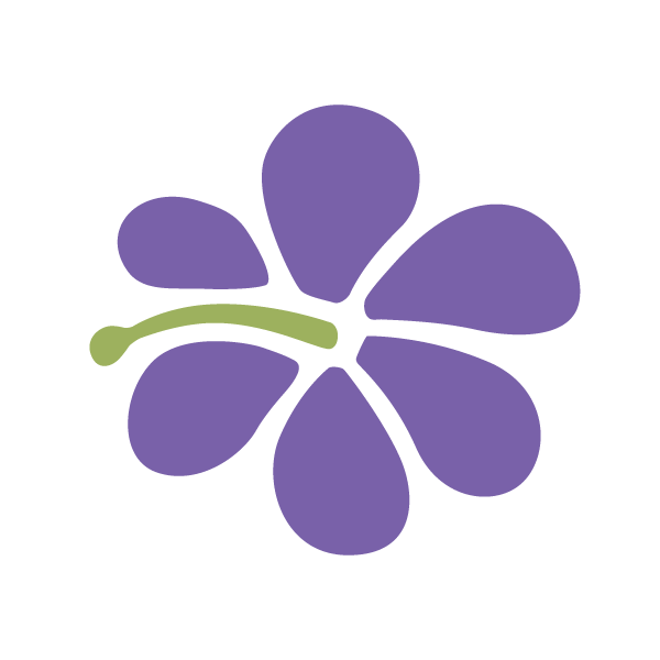 Hibiscus Flower Stencil 1