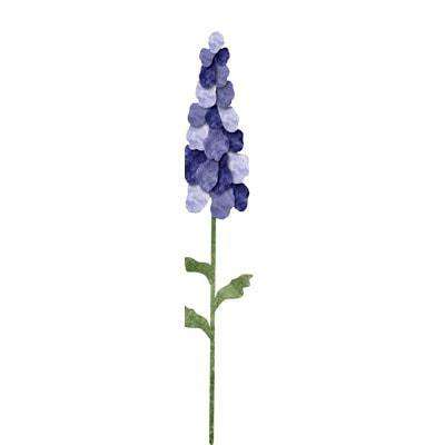 hollyhock sticker