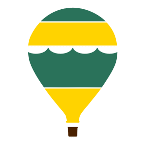 hot air balloon stencil