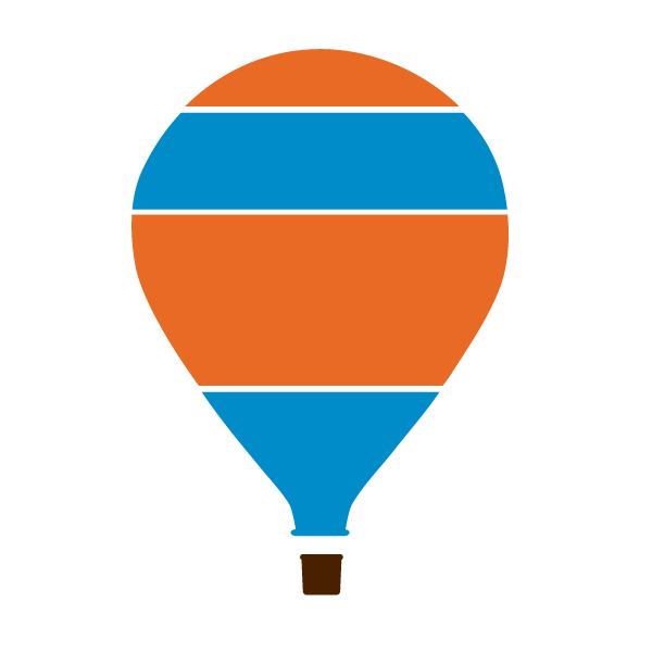Hot Air Balloon Stencil 2