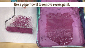 English Rose Stencil - Painting a Rose 