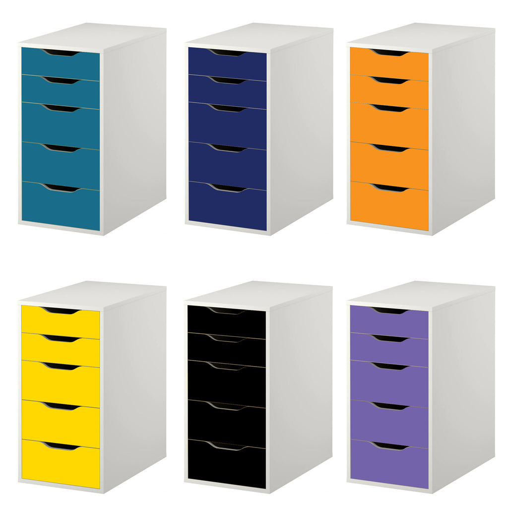 Solid Color Skins for IKEA Alex Furniture - 69 Colors