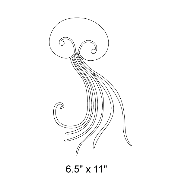 Jellyfish Stencil