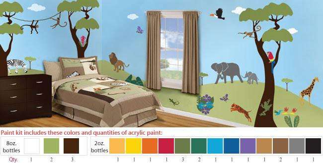 jungle paint pack