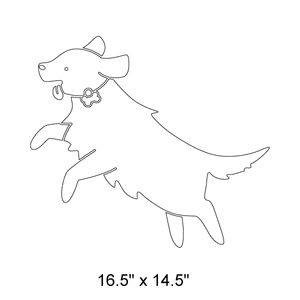 Labrador Dog Stencil