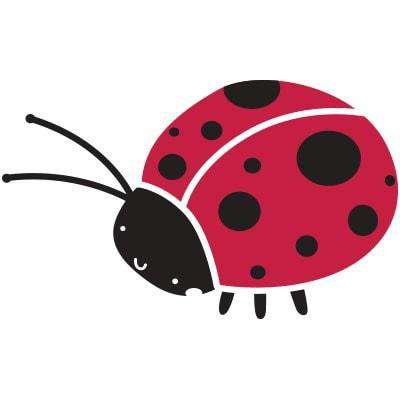 Ladybug Stencil 1