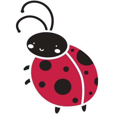 Ladybug Stencil 3