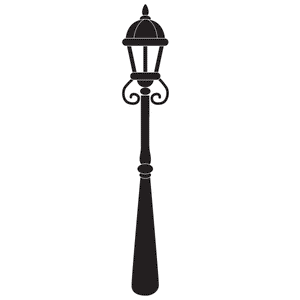 lamp post stencil
