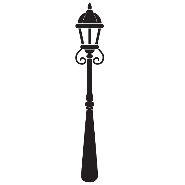 lamp post stencil