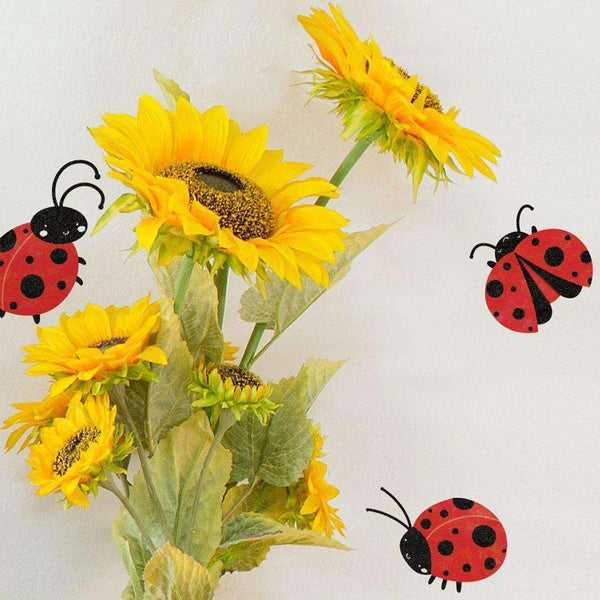 Ladybug Stickers - Set of 6 Decals